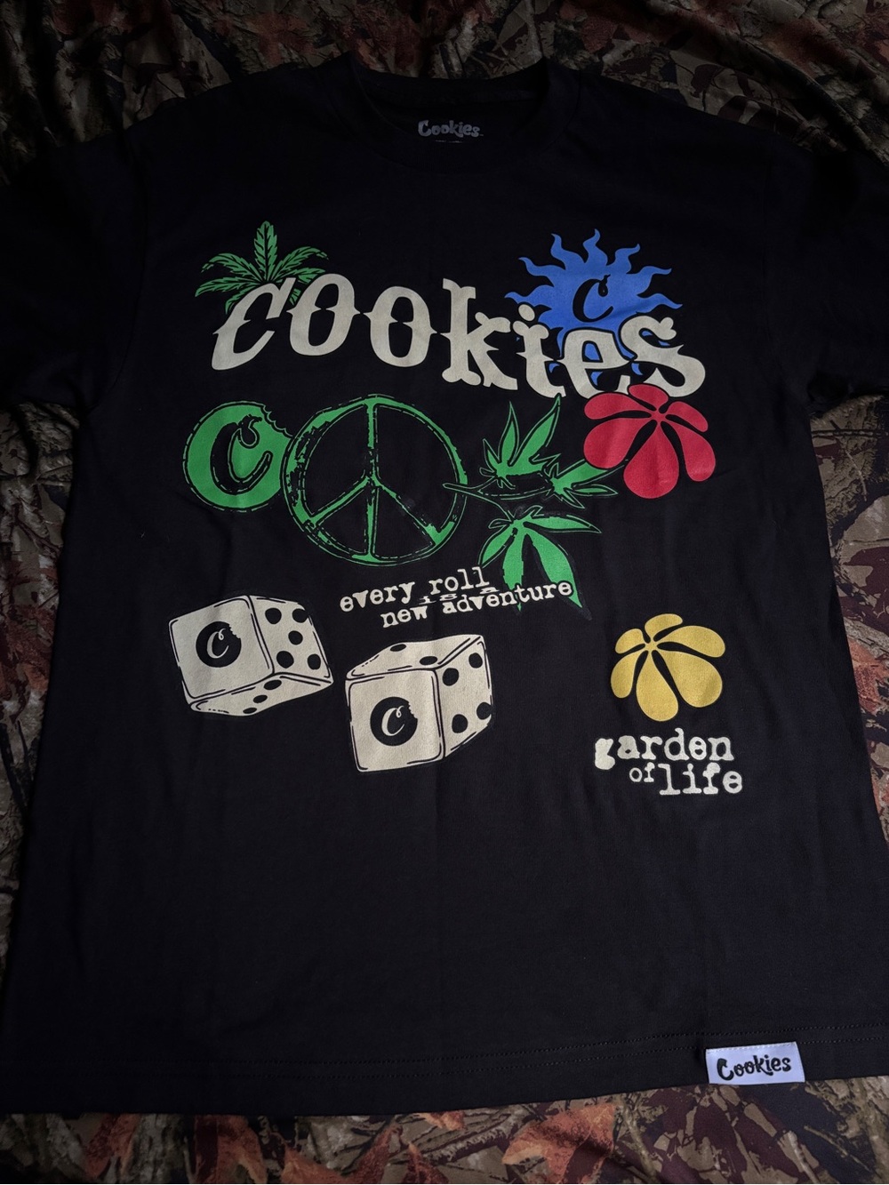 Cookies Black Graphic Tee - Garden of Life